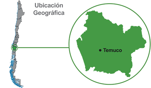 Img Ubicacion Geografica de La Araucanía